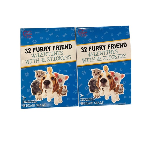 Studio 2/14 Valentines Cards Kids 2 packs 64 cards total New - Picture 2 of 5